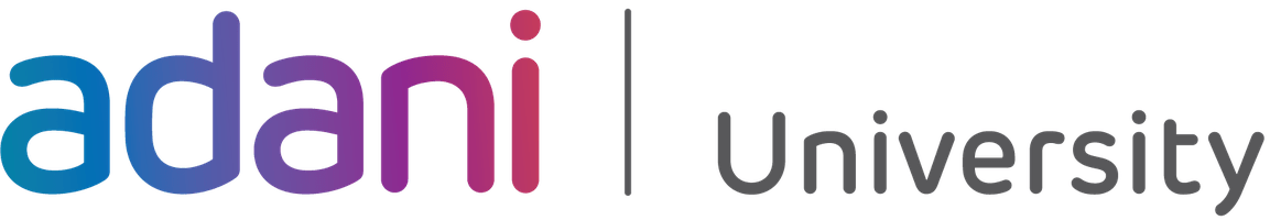 Adani University logo
